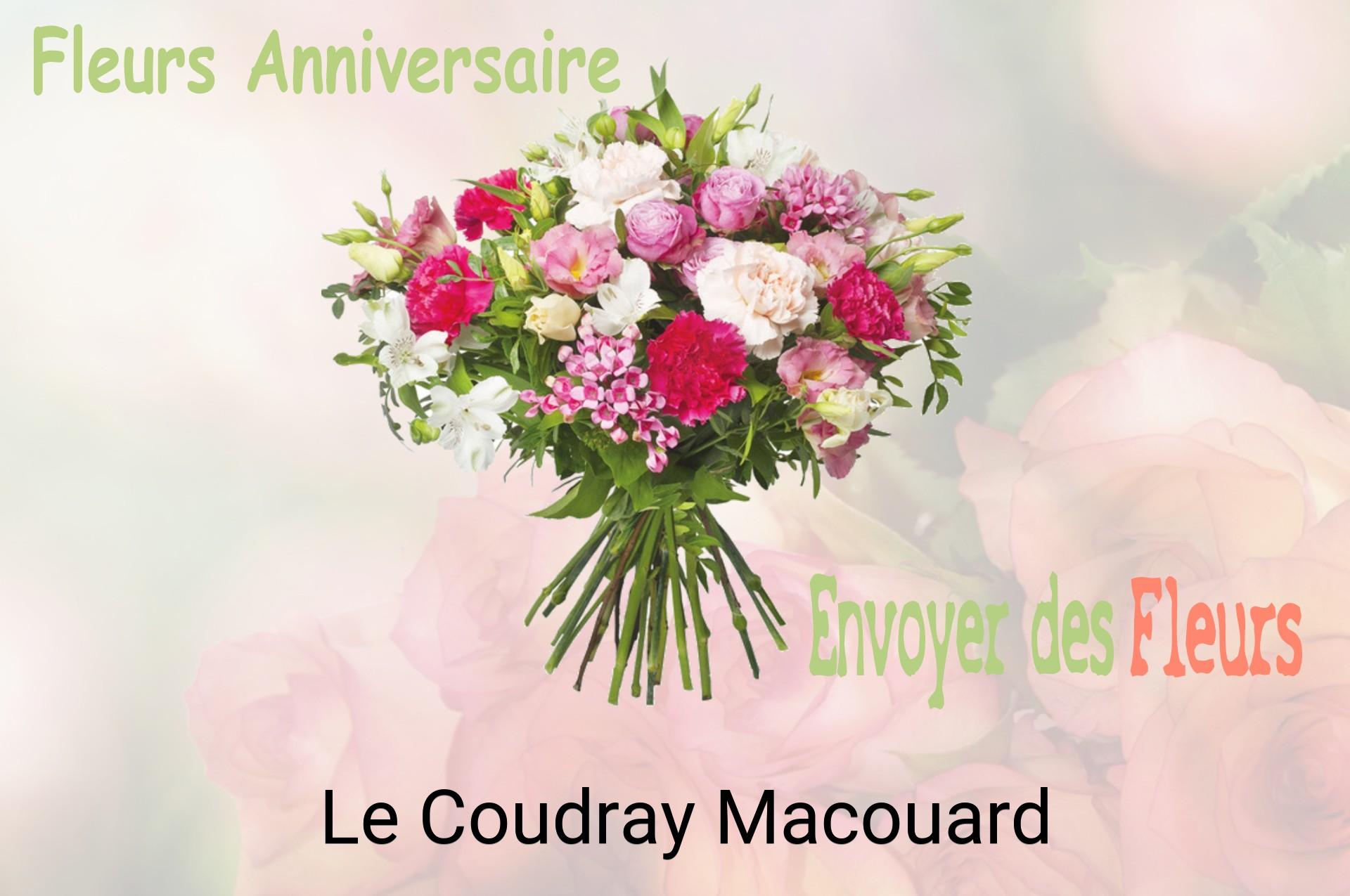 Bouquet de fleurs d’anniversaire livré à Le Coudray-Macouard